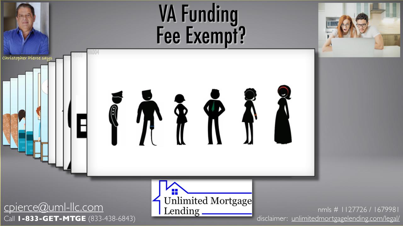 Who Is Exempt From The VA Funding Fee? Unlimited Mortgage Lending, LLC